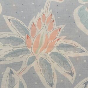 JCPenney Blue and White Striped Fabric vintage set of two unused pillowcases